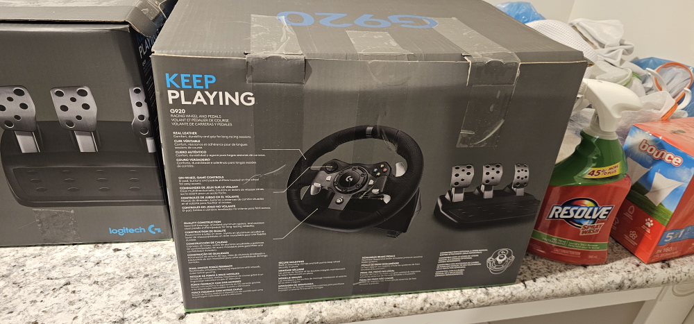 Logitech G920 Racing Wheel and Pedals for Xbox - photo 2