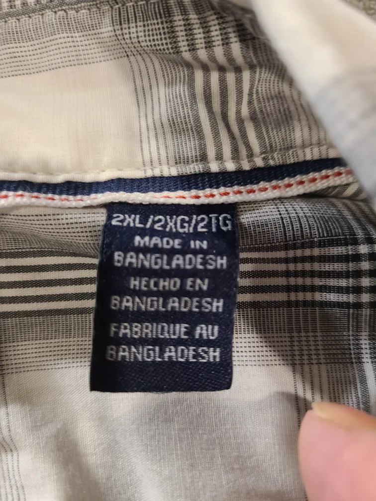 Wrangler Plaid Button-Up Shirt image indicator(3)