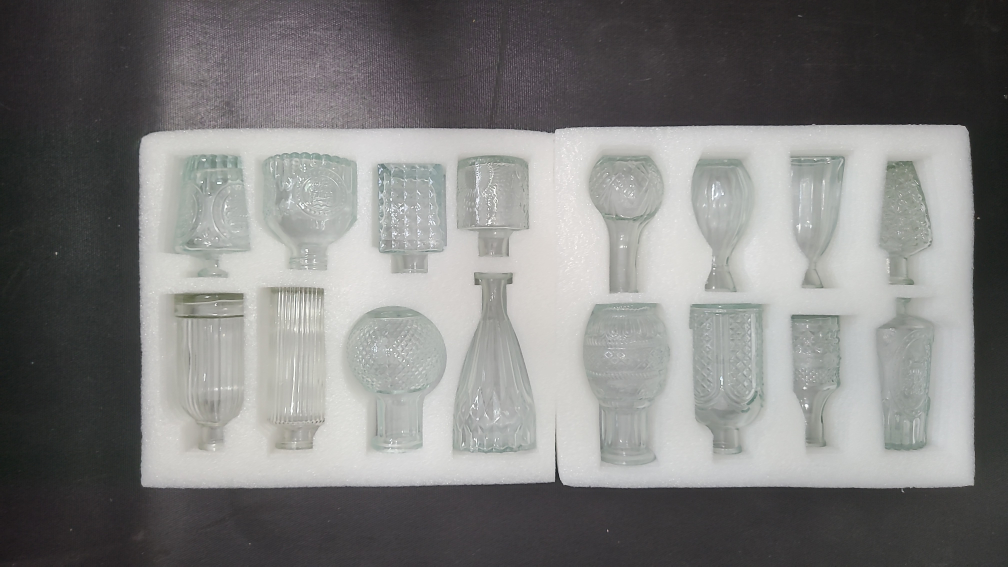Glass Bud Vases 16 pieces Set. BNIB ***Please Read*** - photo 2