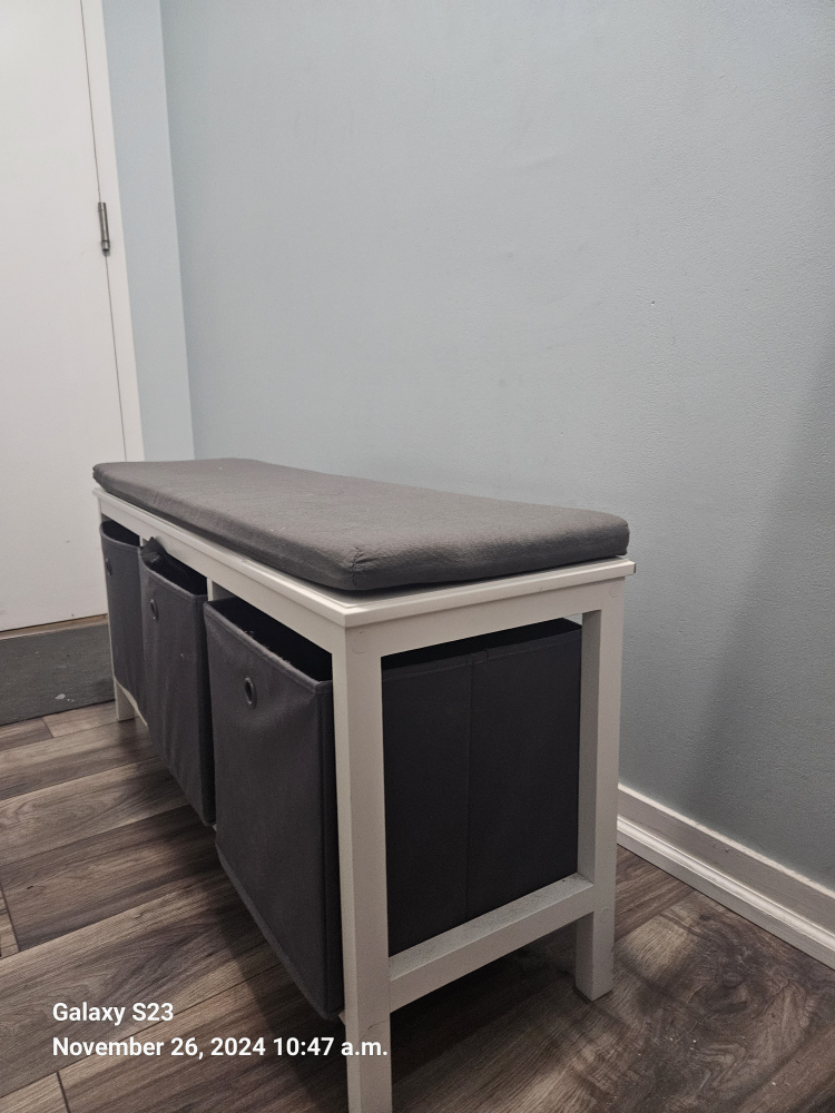 Entryway Storage Bench