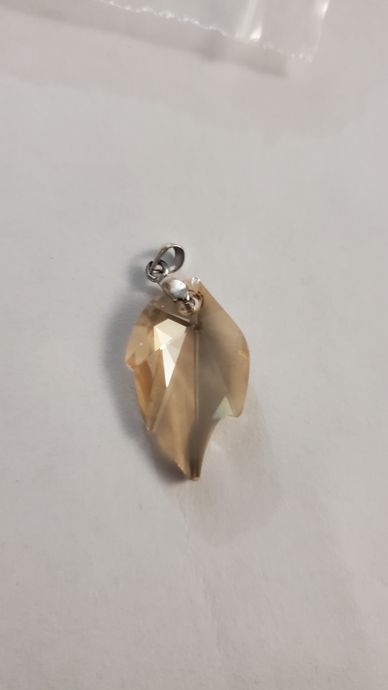 Swarovski Crystal Leaf Pendant - photo 2