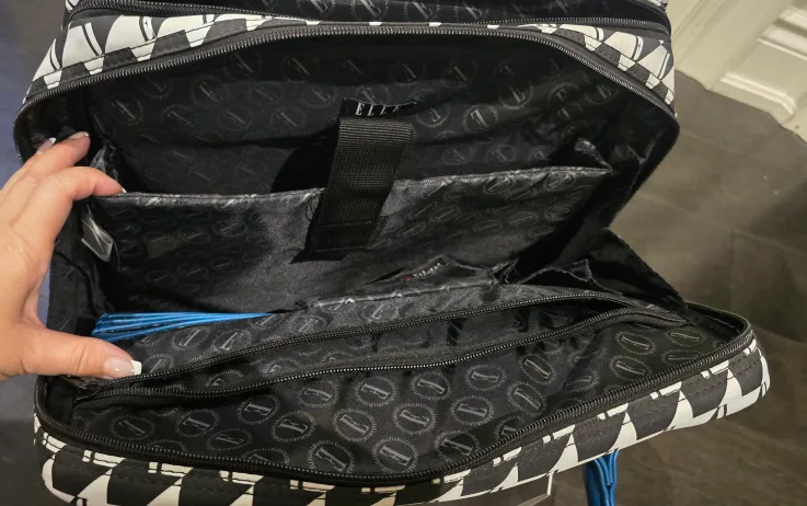 NEW! ELLE Unique & Trendy Rolling Carry-On Office Suitcase image indicator(6)