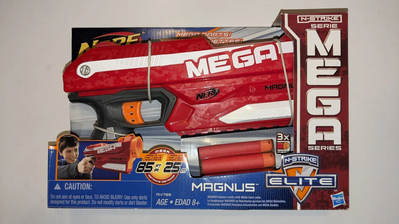 Nerf N-Strike Elite Mega Magnus Blaster - NIB - NRFB 🥕 image indicator(2)