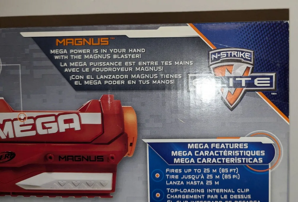 Nerf N-Strike Elite Mega Magnus Blaster - NIB - NRFB 🥕 image indicator(7)