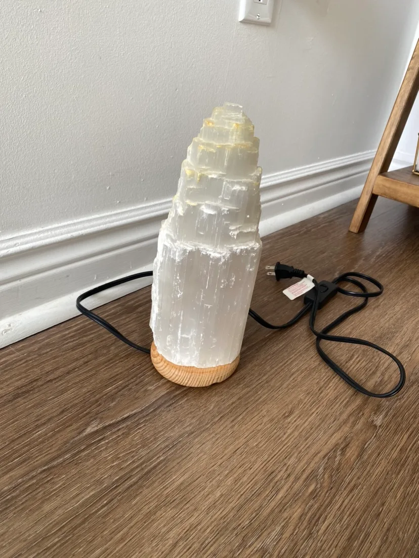Selenite Crystal Lamp image indicator(3)