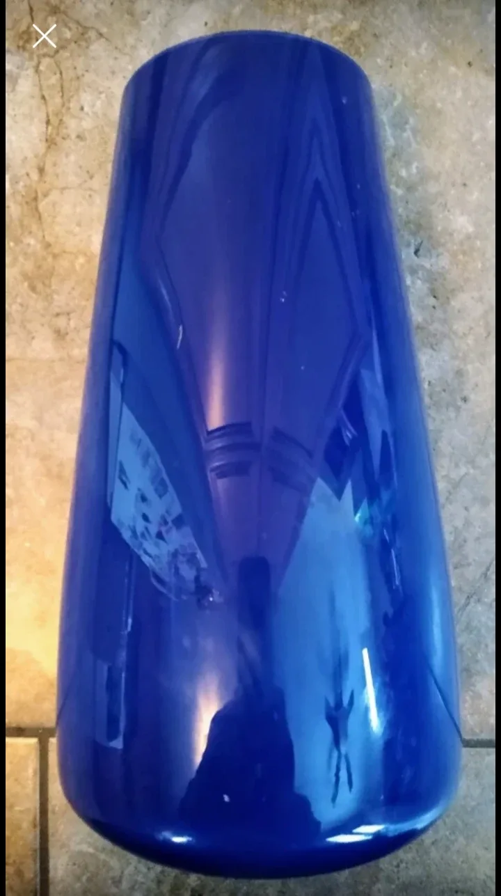 New Large Blue Glass Vase image indicator(3)