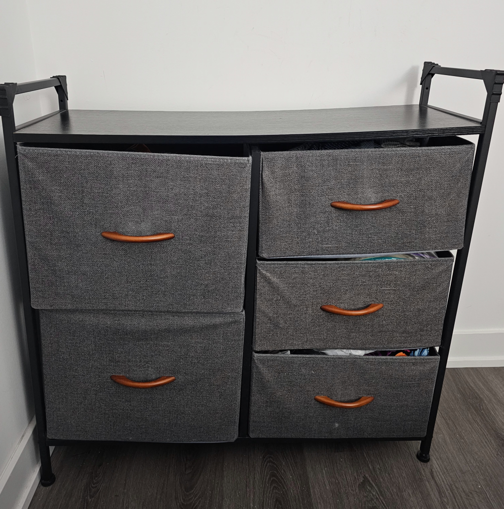Black 4- Drawer Storage Organizer- move out sale