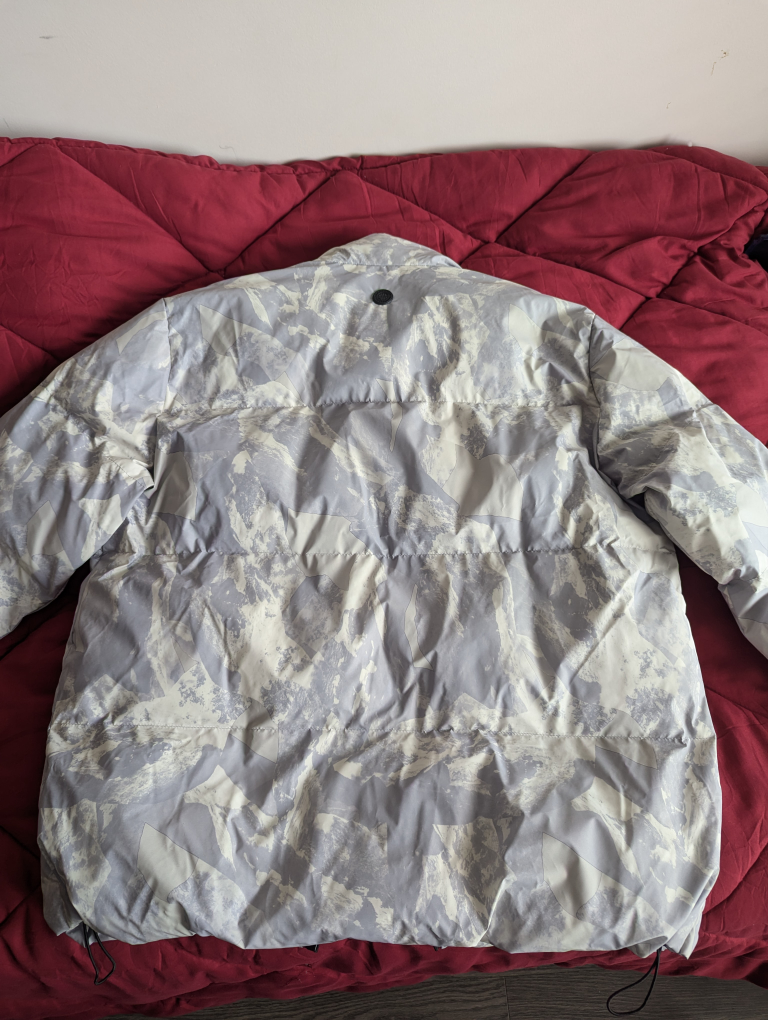 BoohooMAN Reflective Mountain Camo Puffer Jacket - photo 5
