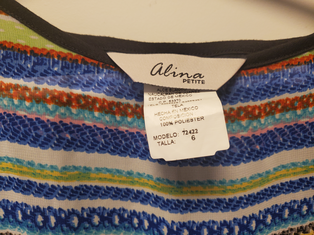 Albina Petite Striped Blouse - photo 3