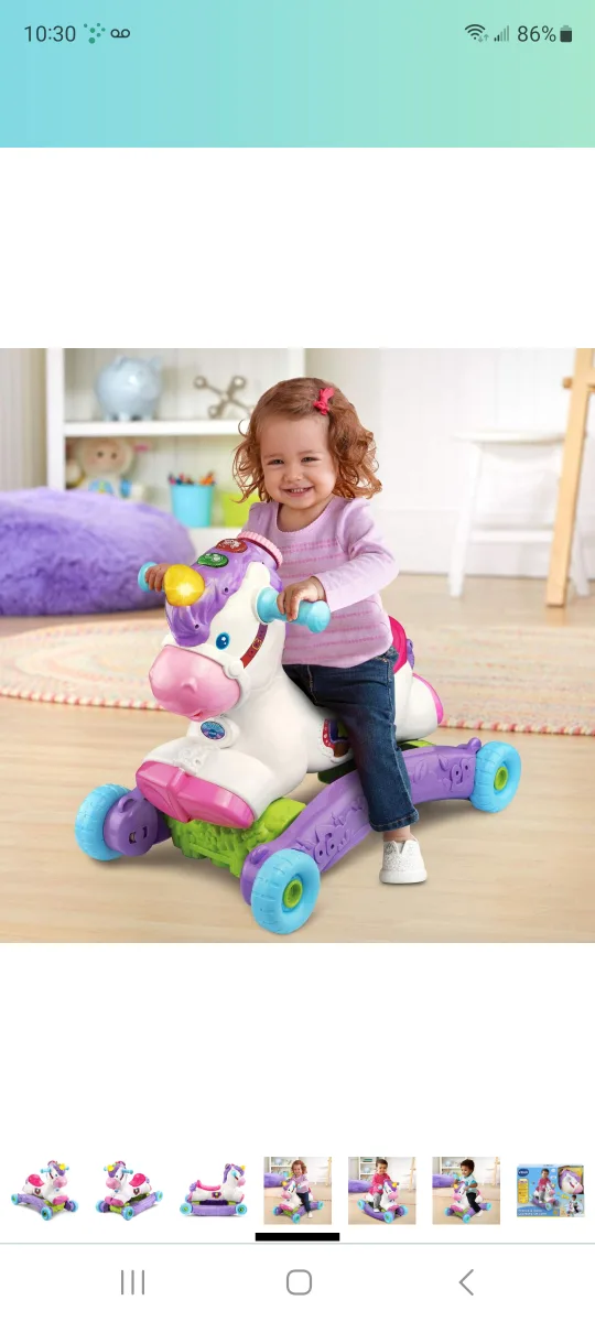 VTech Prance & Rock Learning Unicorn thumbnail