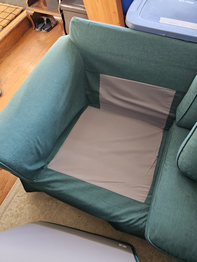 IKEA Love Seat - Teal - photo 5