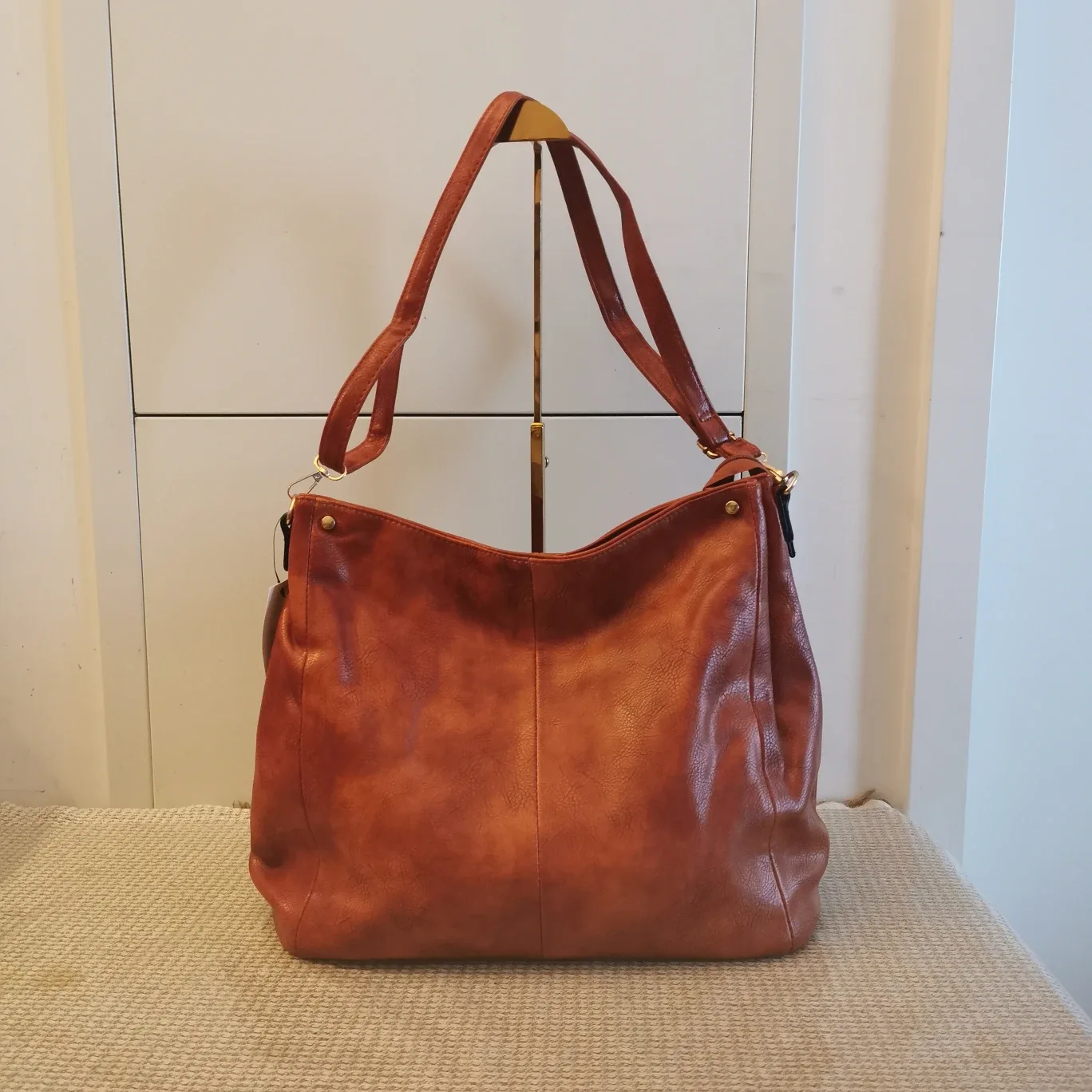 Brand New Brown Leather Tote Bag thumbnail