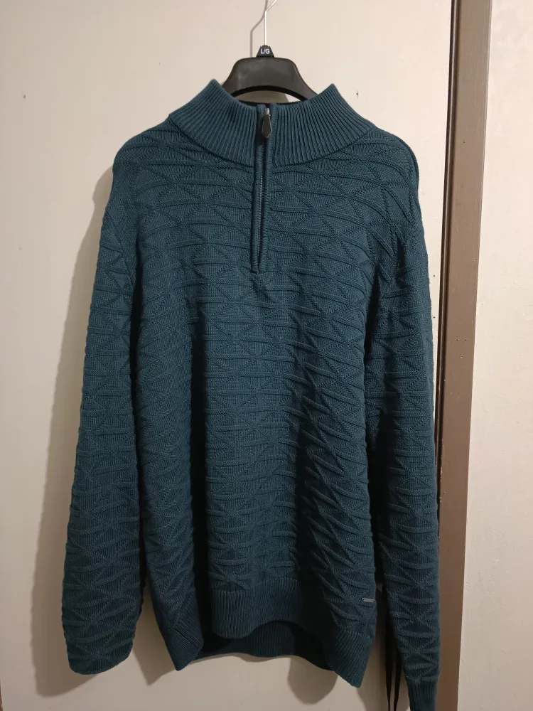 Project Raw Teal Sweater Size XL thumbnail