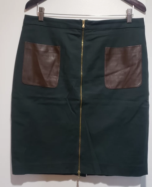 Club Monaco forest green pencil skirt