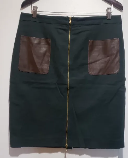 Club Monaco forest green pencil skirt thumbnail