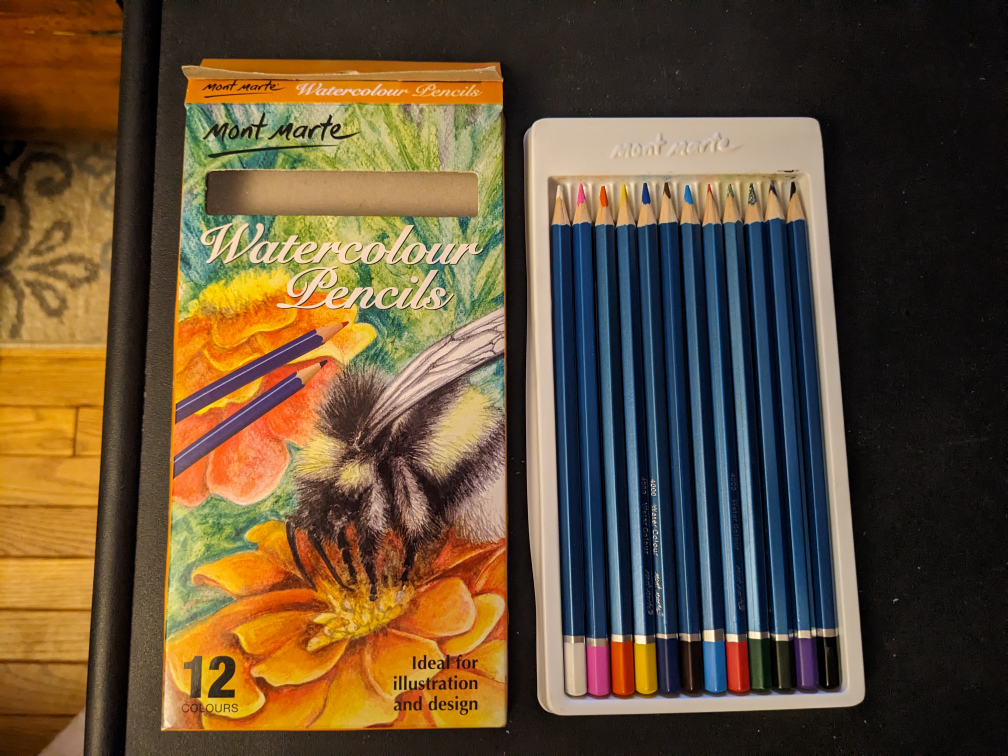 Mont Marte Watercolor Pencils 12 Colours