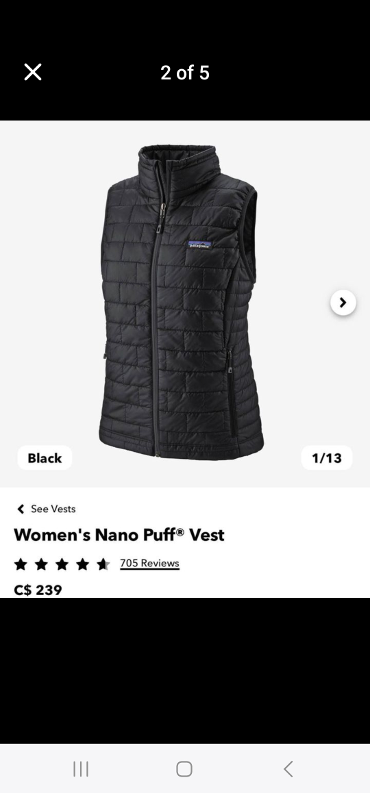 NWT Patagonia Women's Nano Puff Vest - photo 2