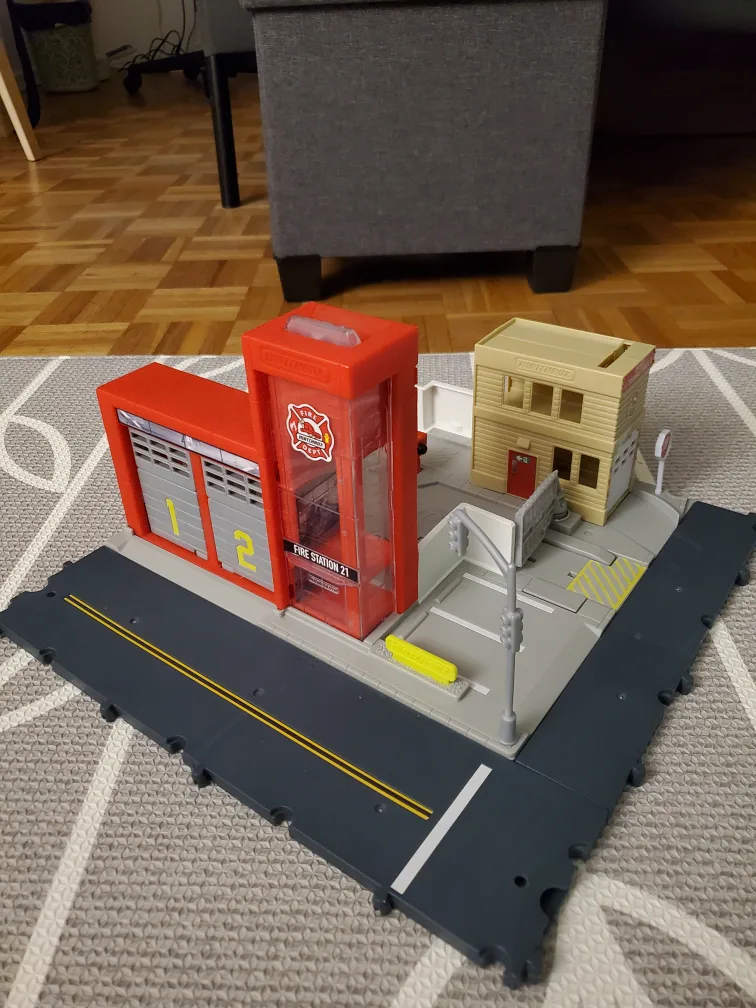 Matchbox fire station toy set thumbnail