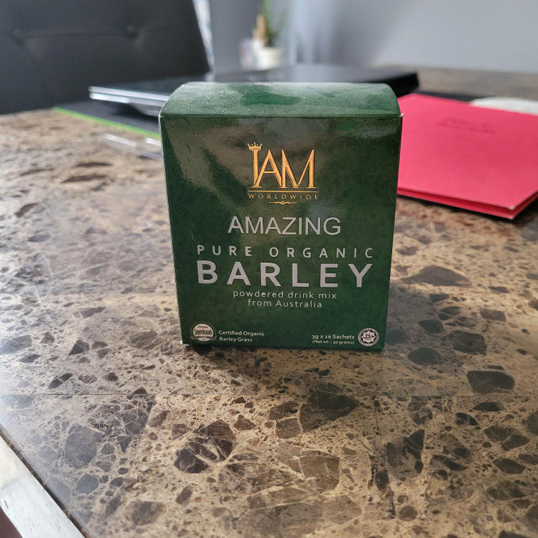 I AM WORLDWIDE Amazing Pure Organic Barley Powdered Drink Mix