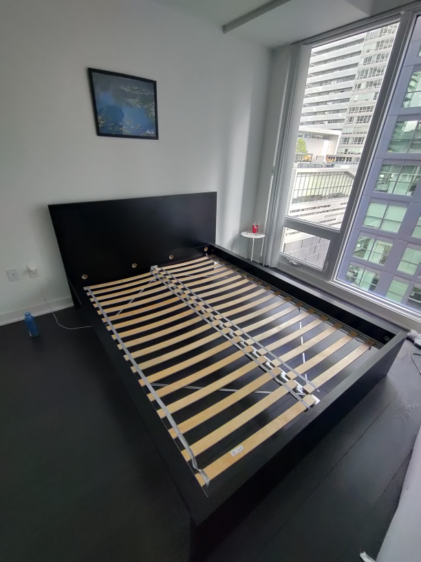 IKEA MALM Queen Bed Frame with Slatted Base