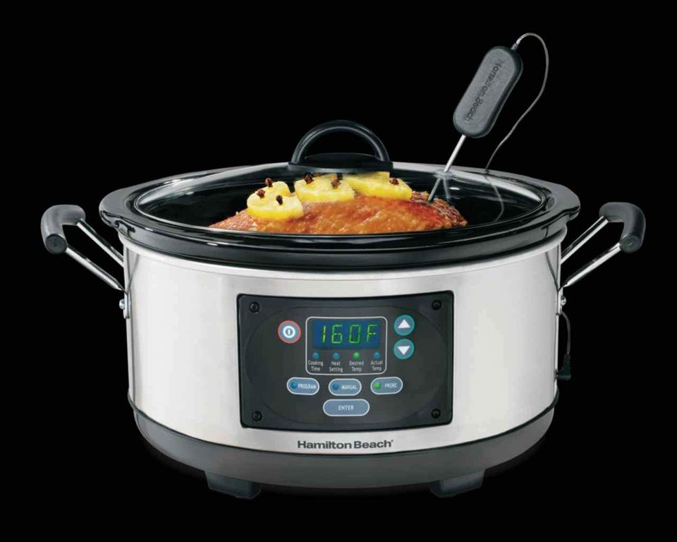 NEW Hamilton Beach Programmable Slow Cooker Stainless 5.6 Liters - photo 5