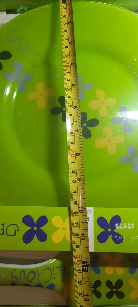 Brand New Toscana Glass Plate and Cermaic Scoop image indicator(3)