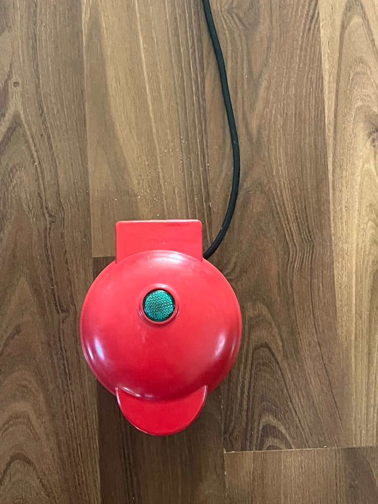 Red Mini Waffle Maker