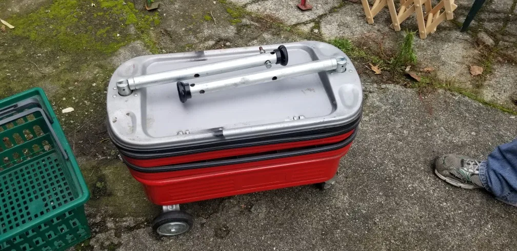 Red Rolling Tool Cart - 🧡 thumbnail
