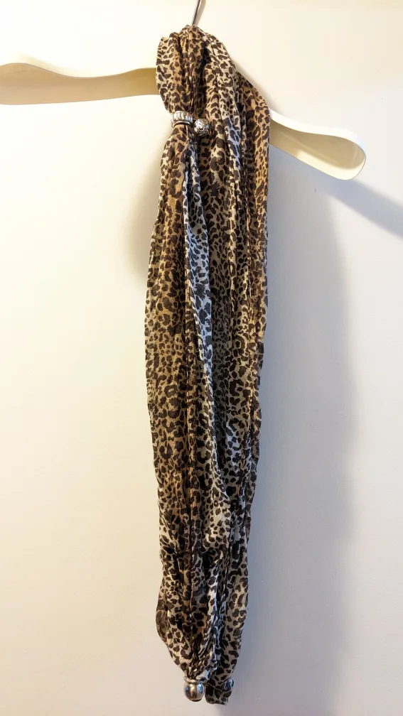 very rare 90's vintage d&g🐆leopard slip + matching freebies❣ image indicator(8)