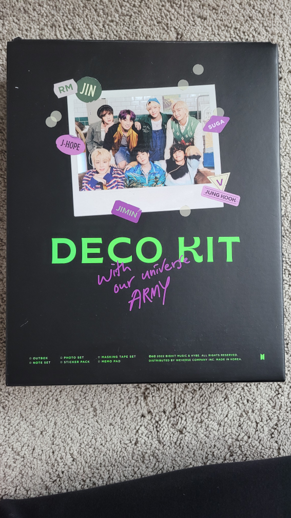 BTS Deco Kit With Our Universe ARMY