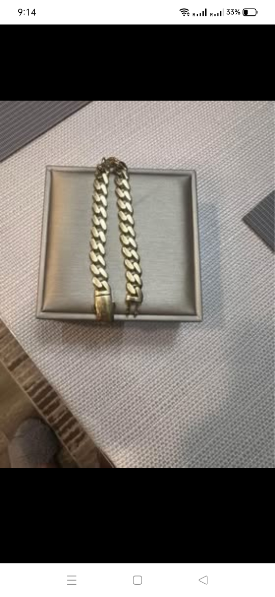 RUSH 18k Dubai Gold Bracelet 15.2grams