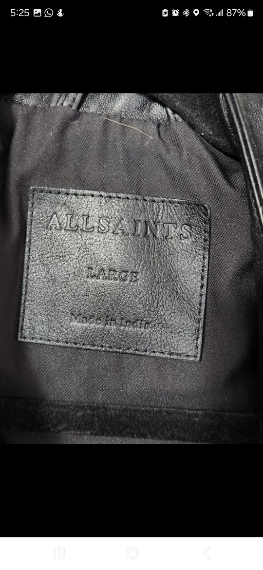 AllSaints Leather Jacket image indicator(2)