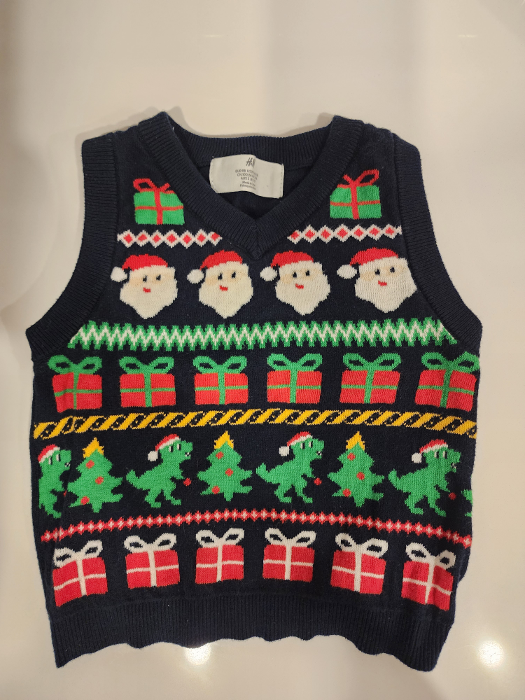 2T-3T Christmas Vest
