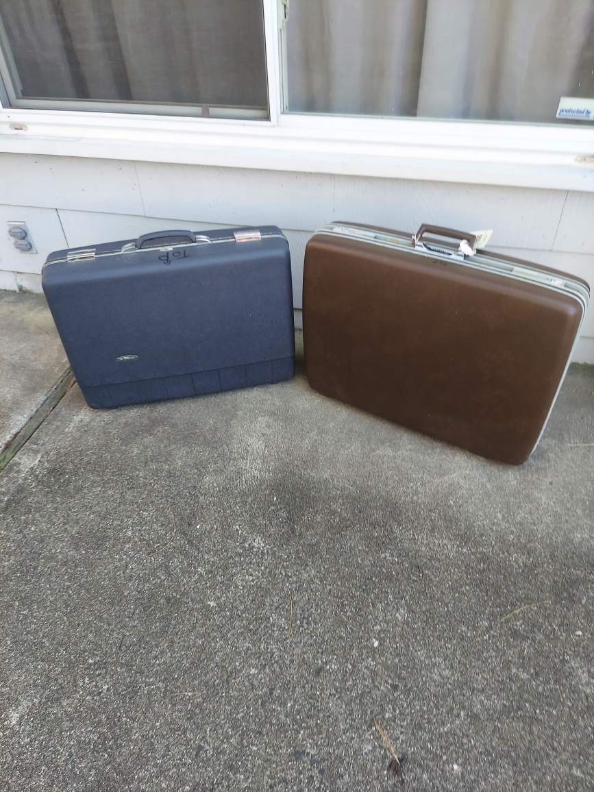 Vintage Suitcases Set of 2