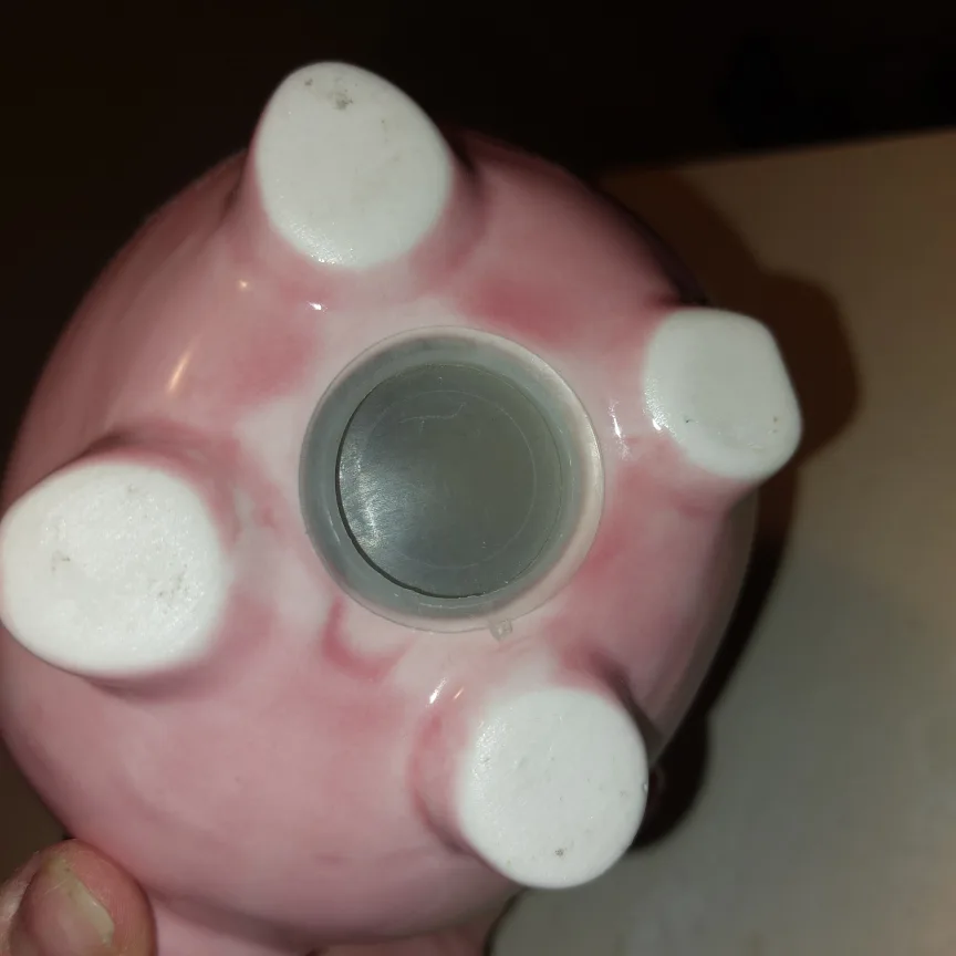 Pink Hand Painted Ceramic Piggy Bank image indicator(5)