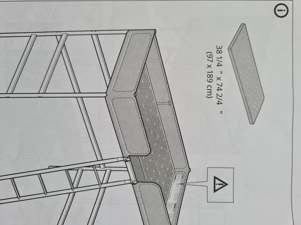 IKEA Tuffing Bunk Bed Frame mattress included - photo 3