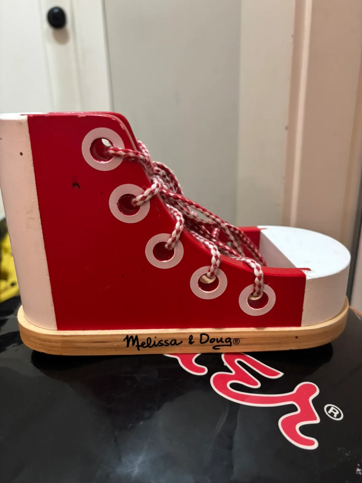 Melissa & Doug Wooden Lacing Shoe thumbnail