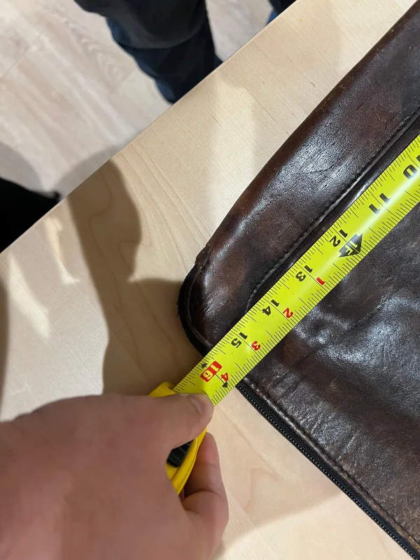 Vintage Renwick Leather Zip Case (Laptop Case) image indicator(4)