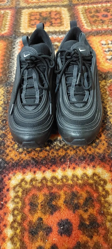 Nike Air Max 97 Black Sneakers Size 6.5Y image indicator(2)