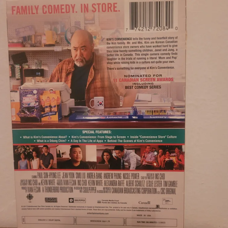 Kim's Convenience Season 1 DVD 🧡 image indicator(4)