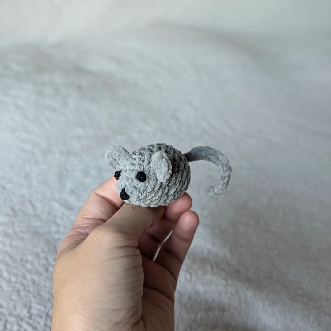 Handmade Crocheted rat plushies, crochet mouse thumbnail