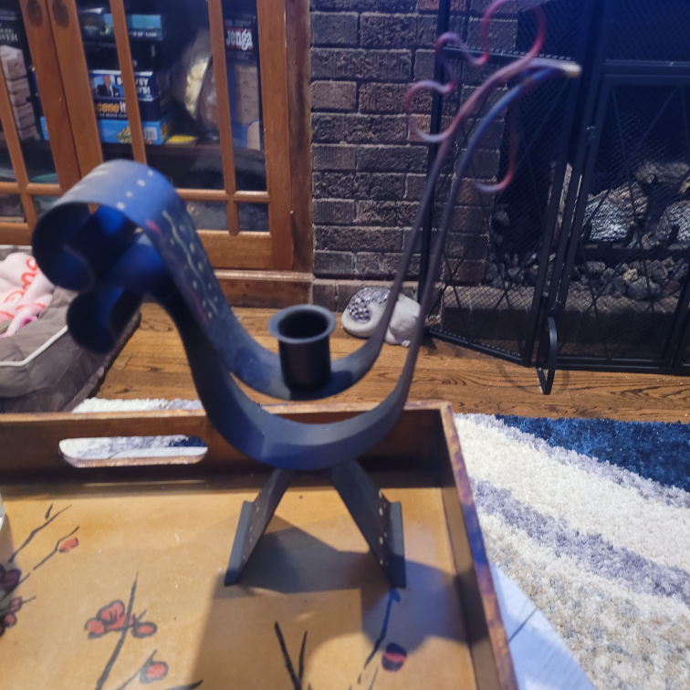Vintage Metal Rooster Candle Holder - photo 5