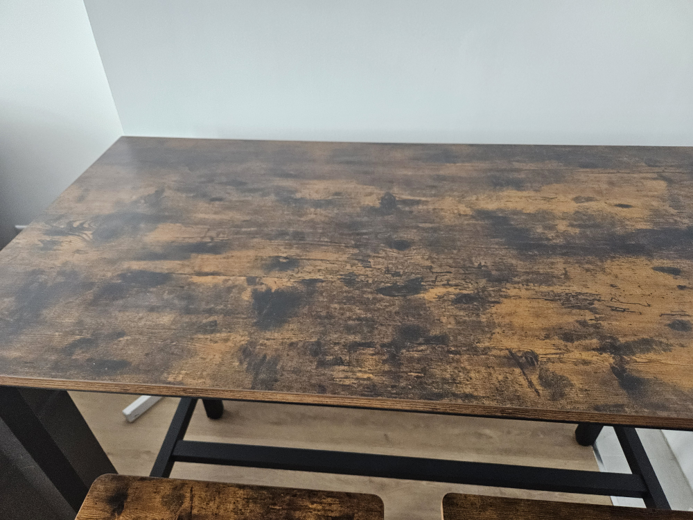 Like New - Dining Table Set with 2 Bar Stools - photo 2