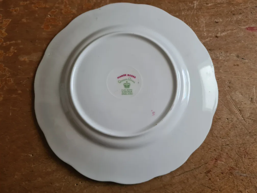 Queen Anne Manor Roses Teacup and Saucer image indicator(4)