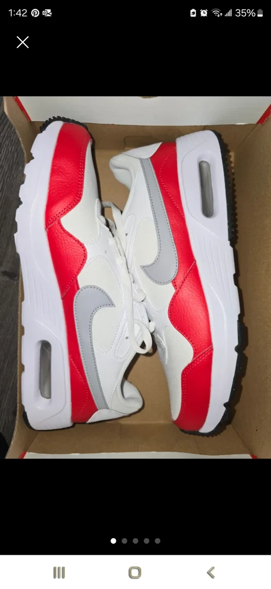 Nike Air Max SC White/Wolf Grey/University Red image indicator(4)