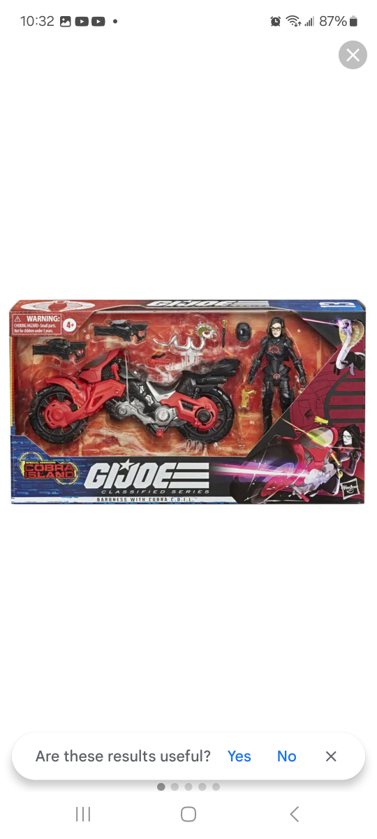 G.I. Joe Classified Series Baroness with Cobra B.A.T. Cycle