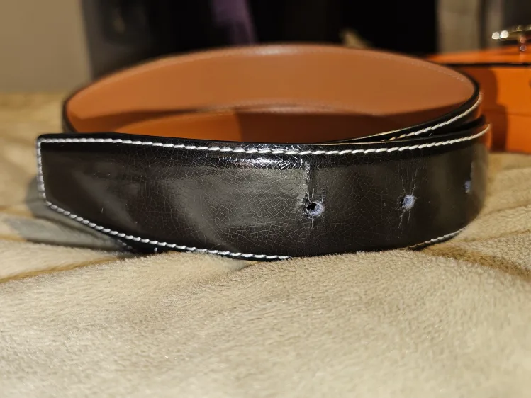 Hermes Belt reversible 95 image indicator(4)