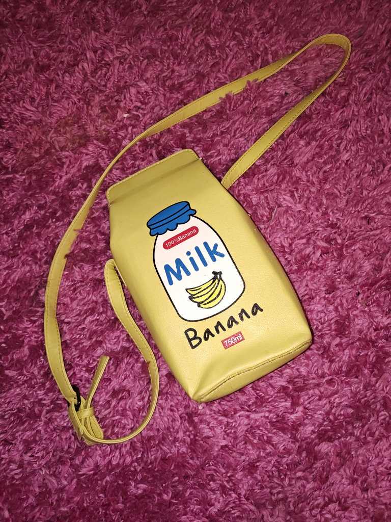 Banana Milk Crossbody Bag