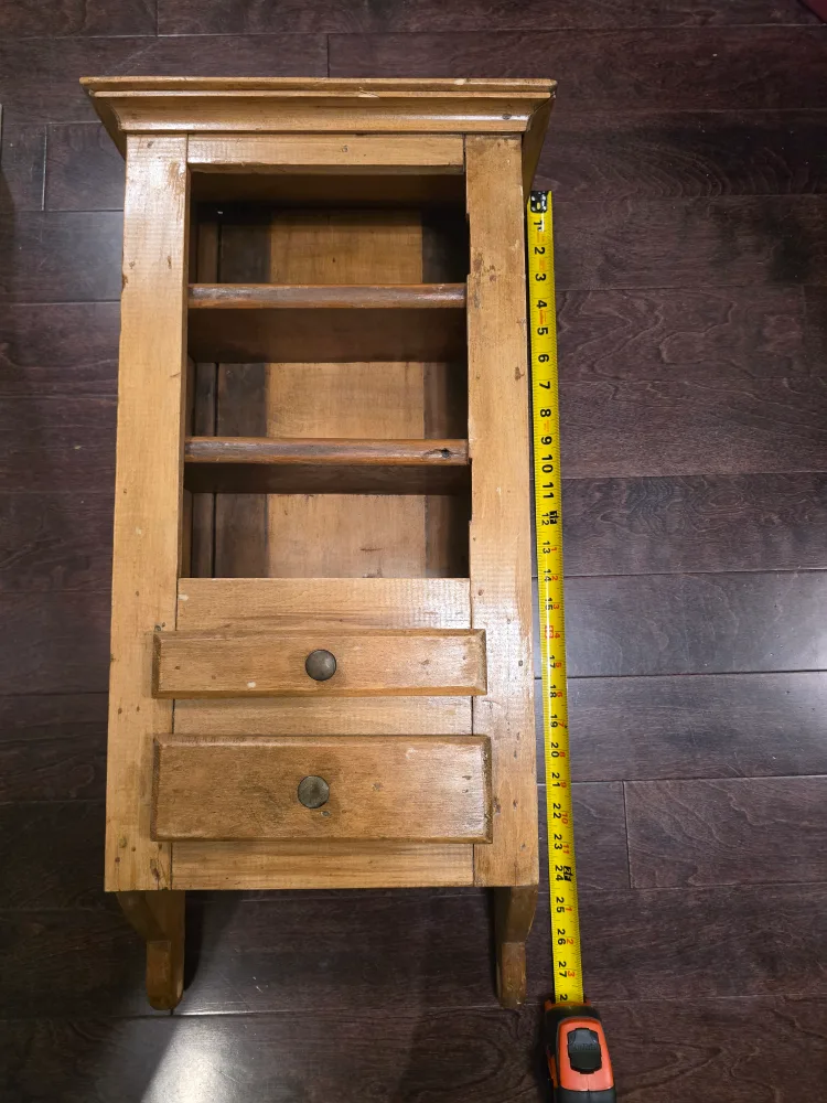 🧡 Free Antique Wooden Wall Cabinet image indicator(2)