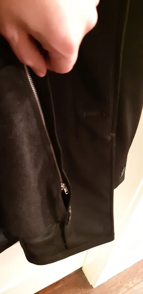 Calvin Klein Men's Black Rain Coat w/ Liner, 38R image indicator(2)